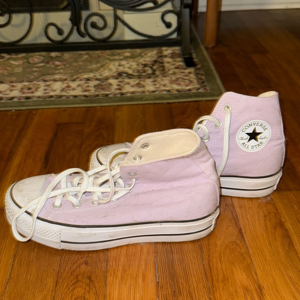 Pink/Lavender Converse